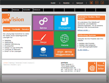 Tablet Screenshot of pmvision.de